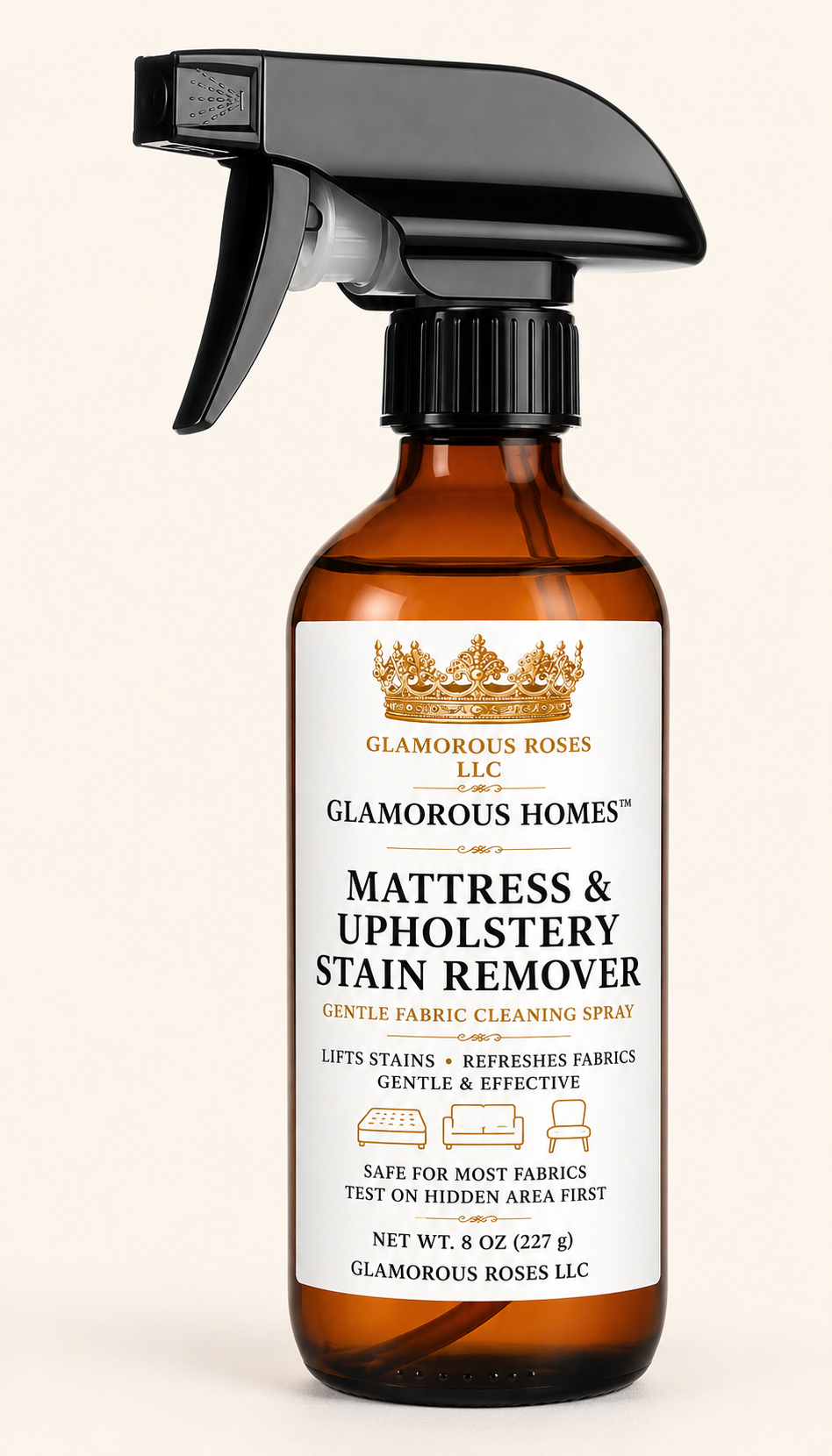 Glamorous Homes Mattress & Upholstery Stain Remover