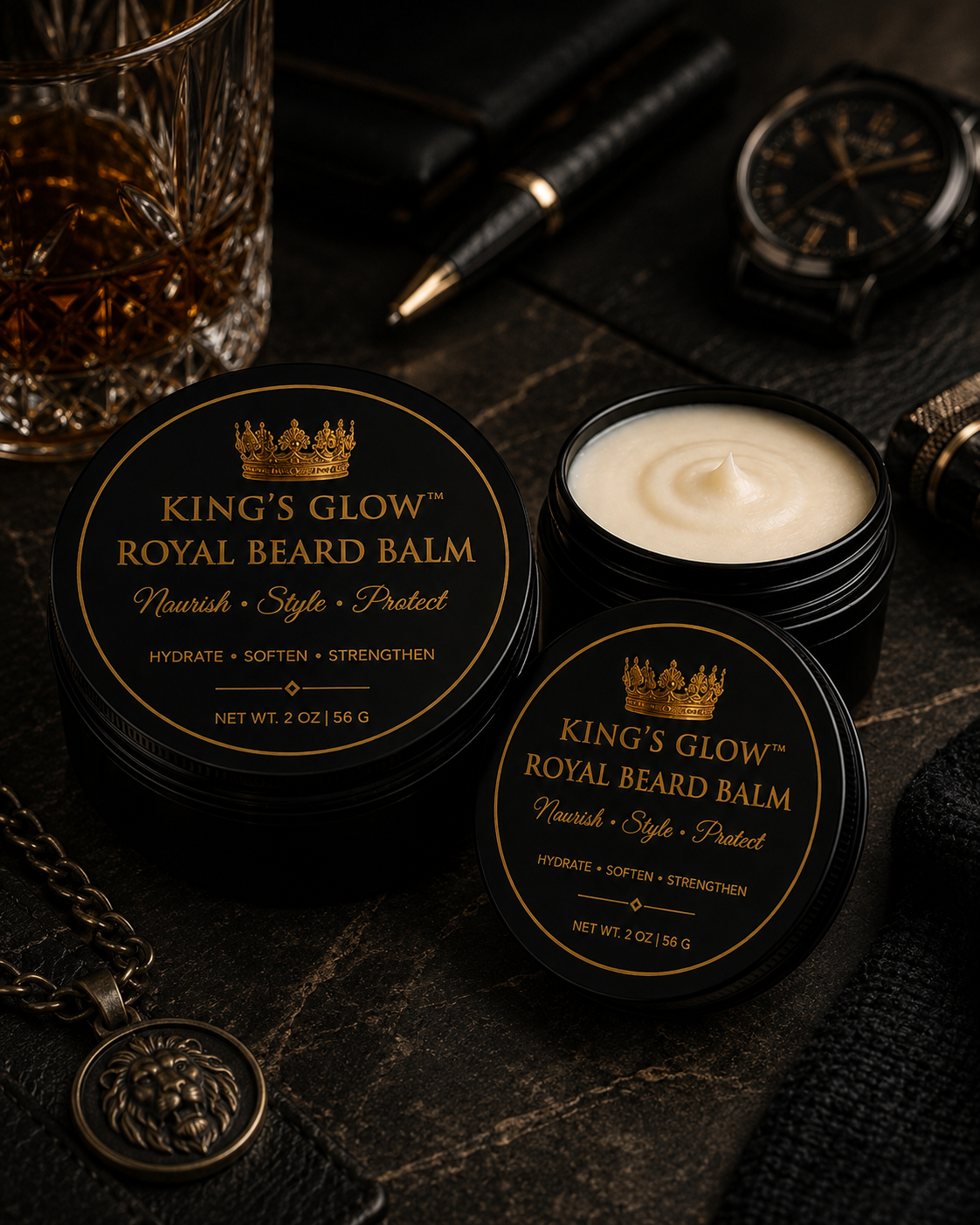 King’s Glow Beard Balm