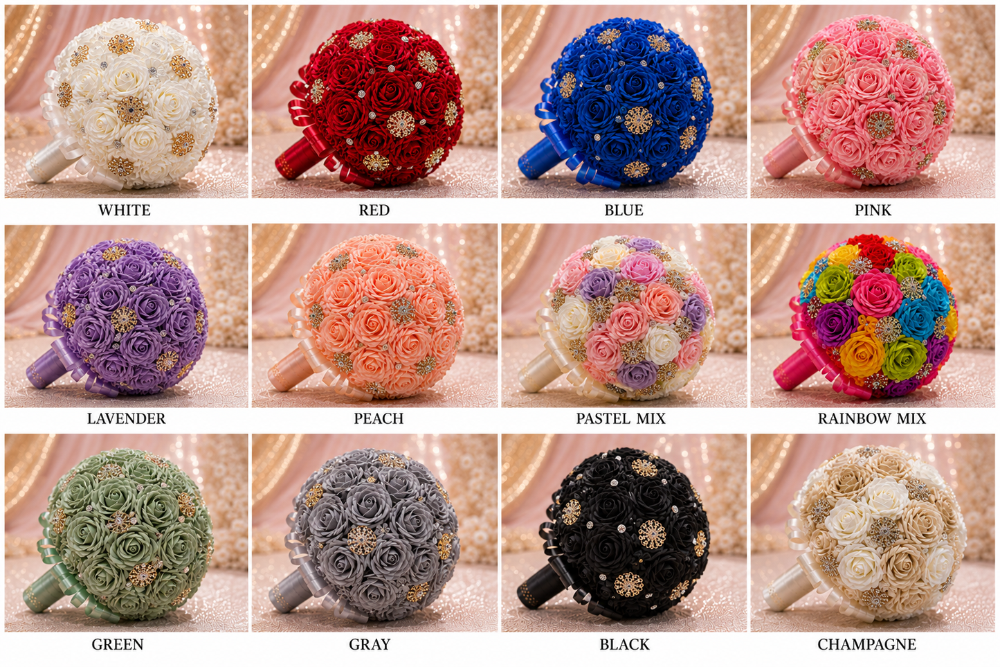 Custom Bridal Bouquet Portfolio (Custom Order Only)