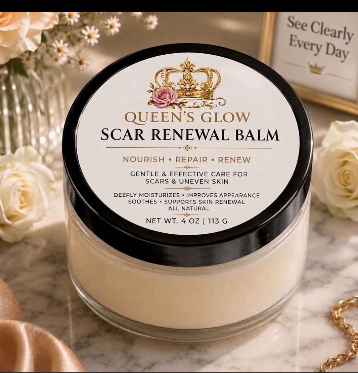 Queen’s Glow Scar Renewal Balm