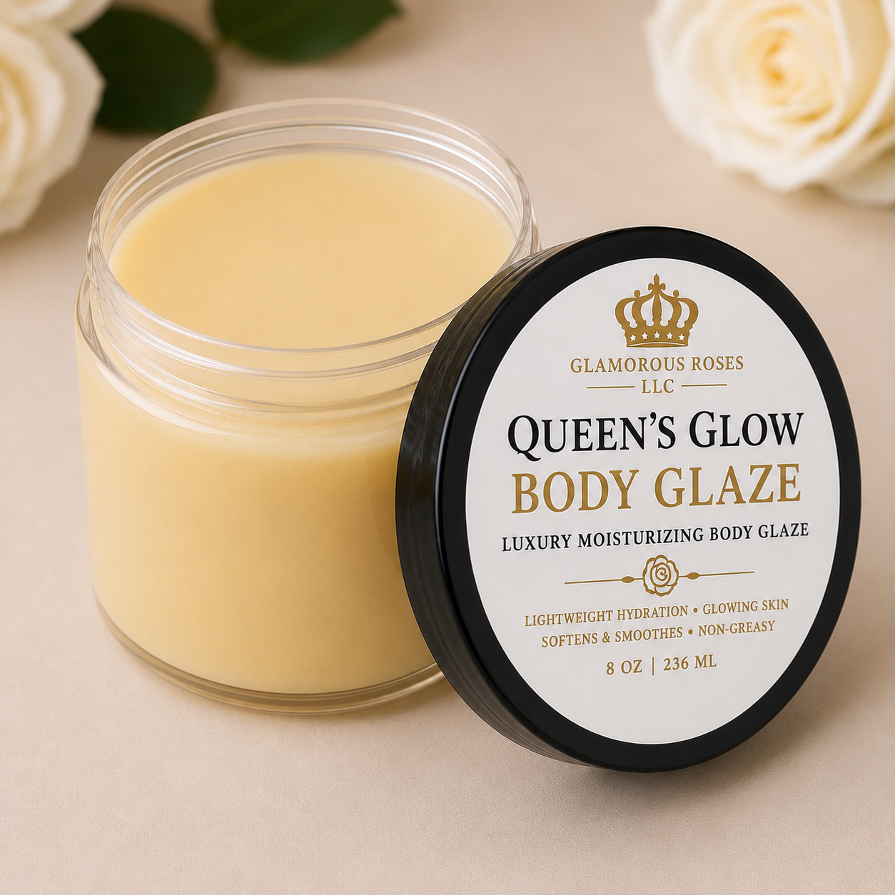 Queen’s Glow Body Glaze Luxury Moisturizing Body Glaze