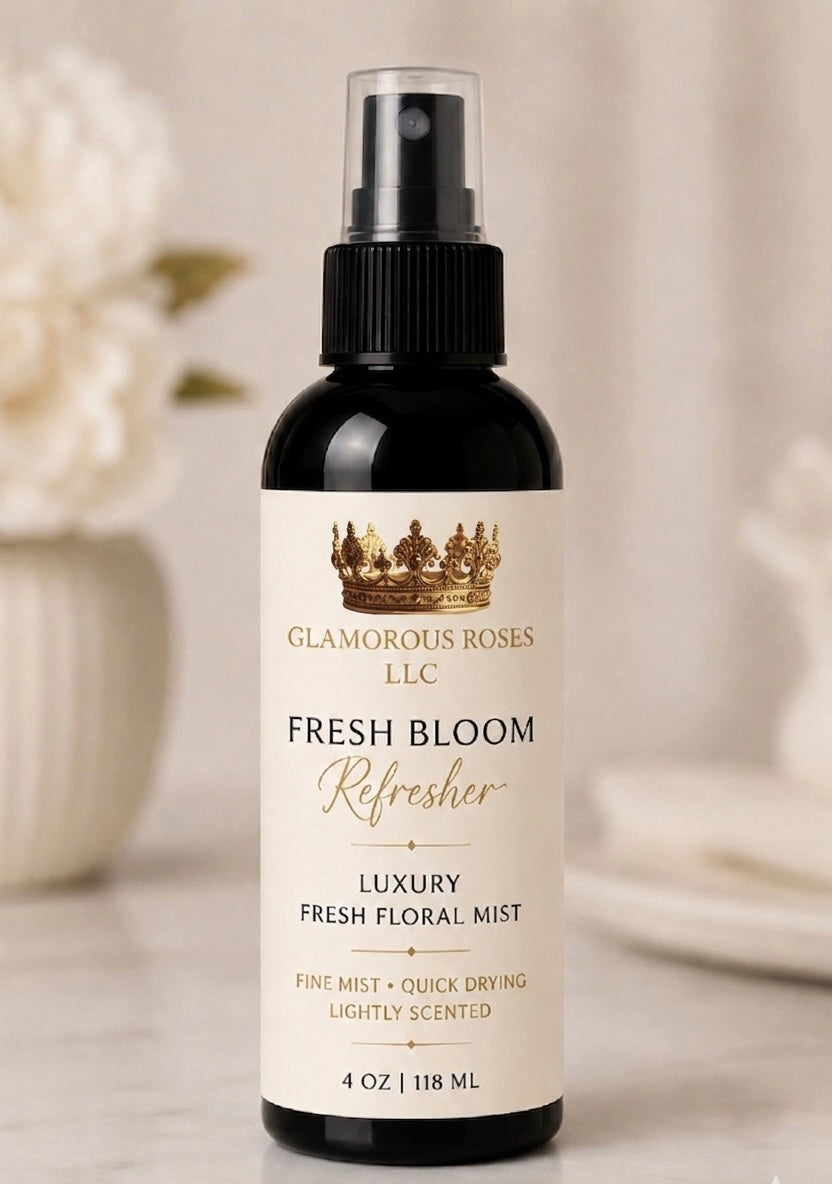 4 oz Fresh Bloom Refresher
Luxury Fresh Floral Mist 🌹✨