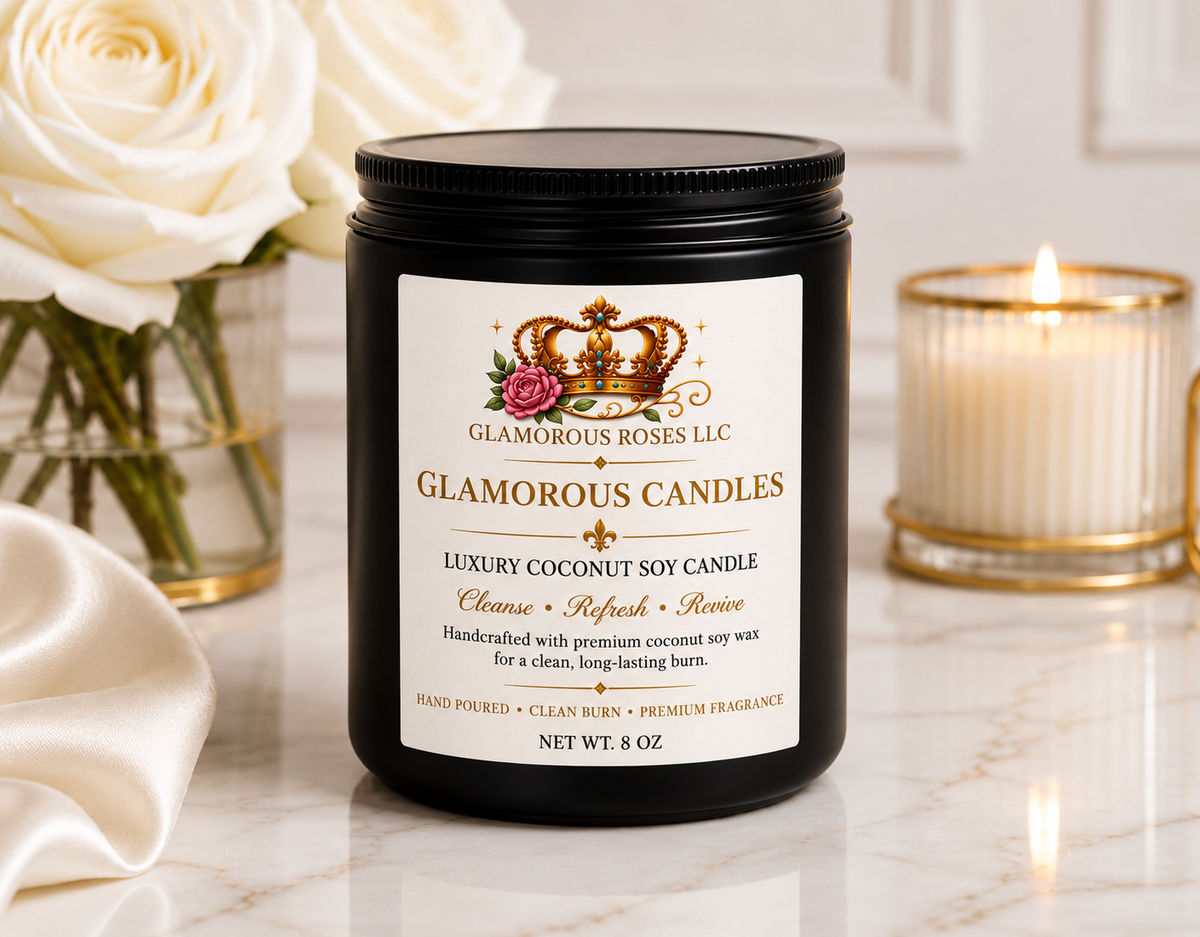 🕯️8 oz Glamorous Candle Coconut Wax