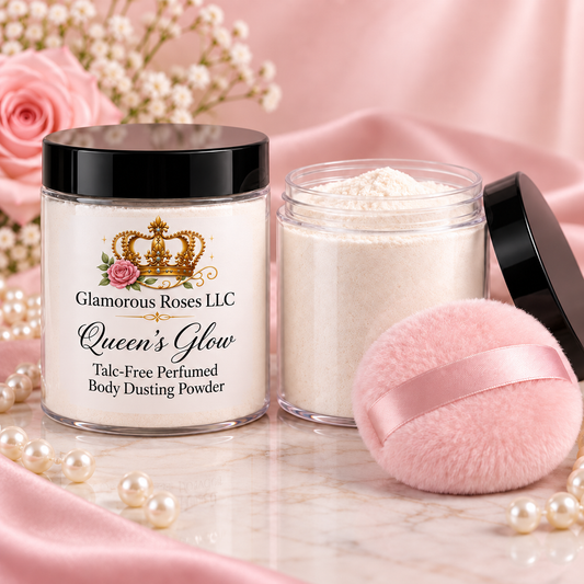 Queen’s Glow Talc-Free Perfumed Body Dusting Powder