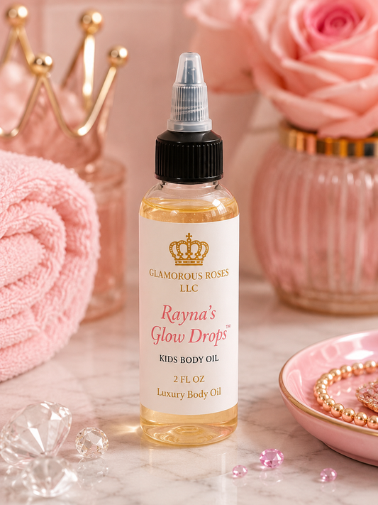   💖 Rayna’s Glow Drops Kids Body Oil (2 oz)