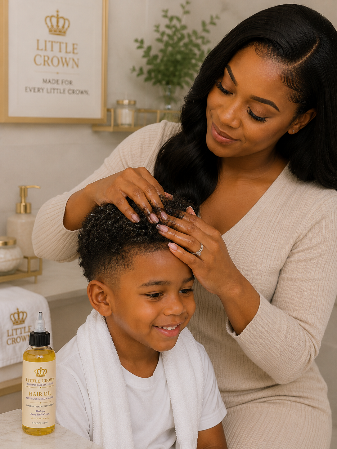 Little Crown Hair Oil| Kids Nourishing Hair Oil (4 oz)