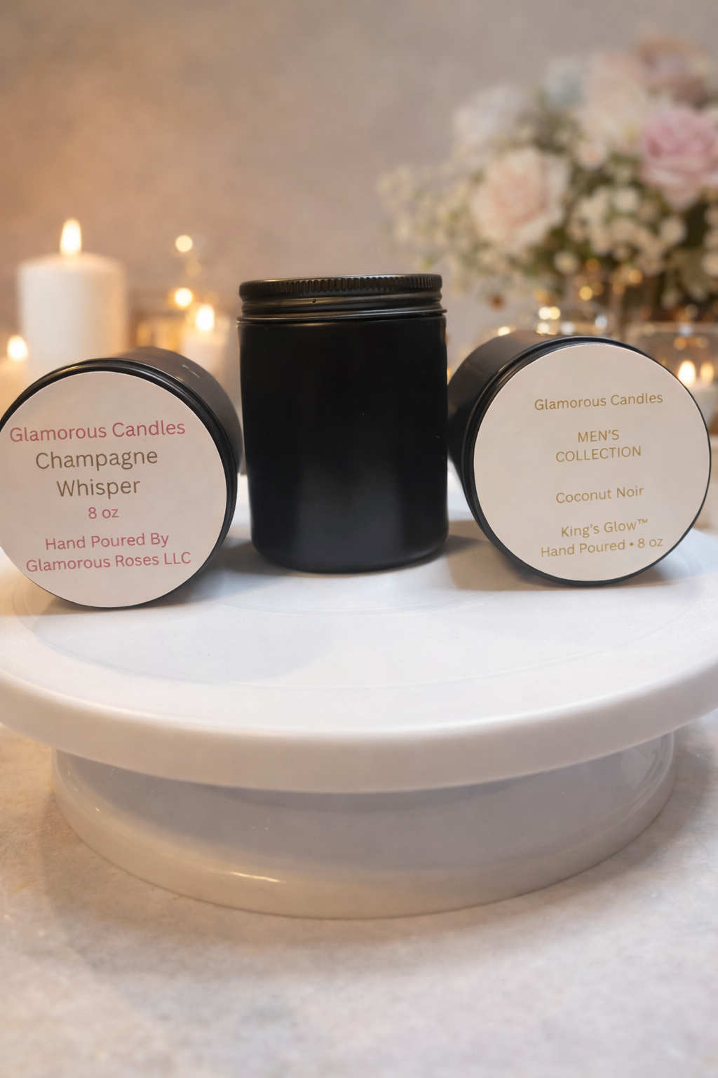🕯️8 oz Glamorous Candle Coconut Wax