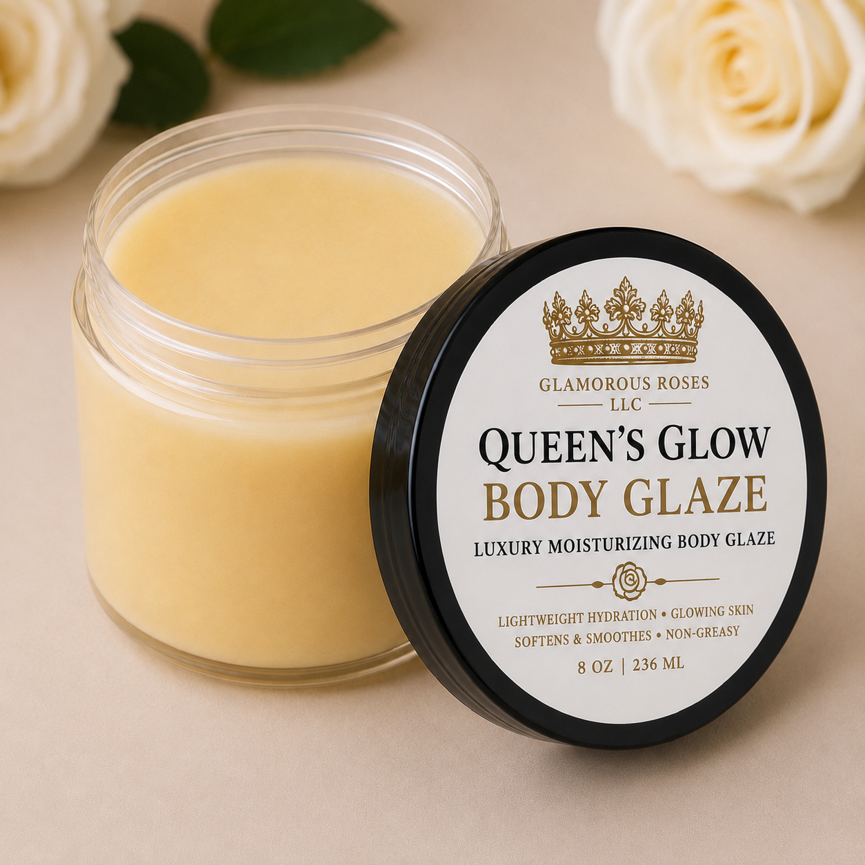 Queen’s Glow Body Glaze Luxury Moisturizing Body Glaze