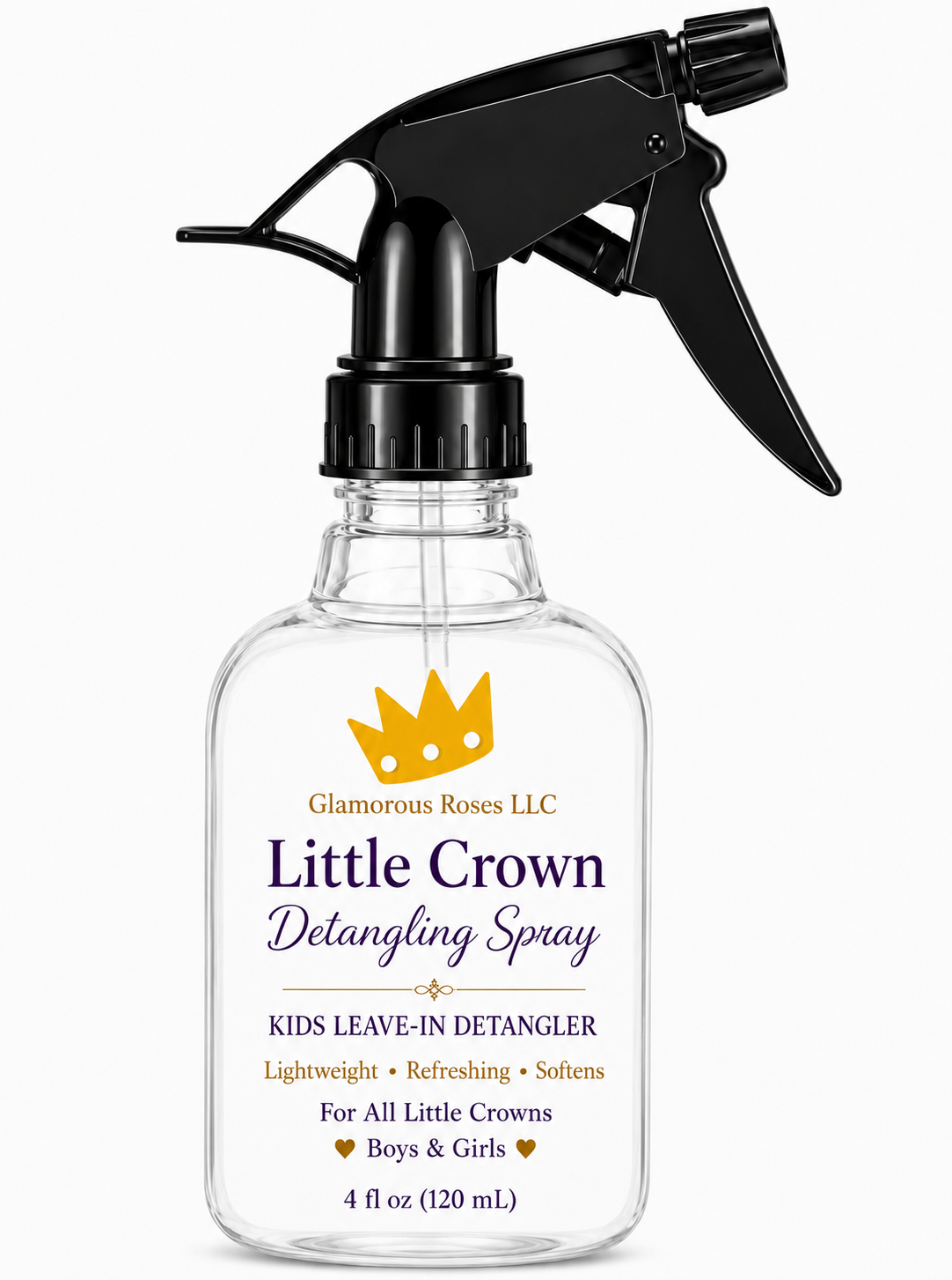 Little Crown Detangling Spray|Kids Leave-In Detangler