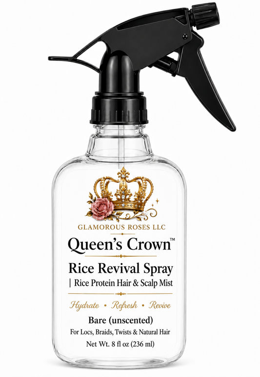 Queen’s Crown Rice Revival Spray | Rice Protein Hair & Scalp Mist