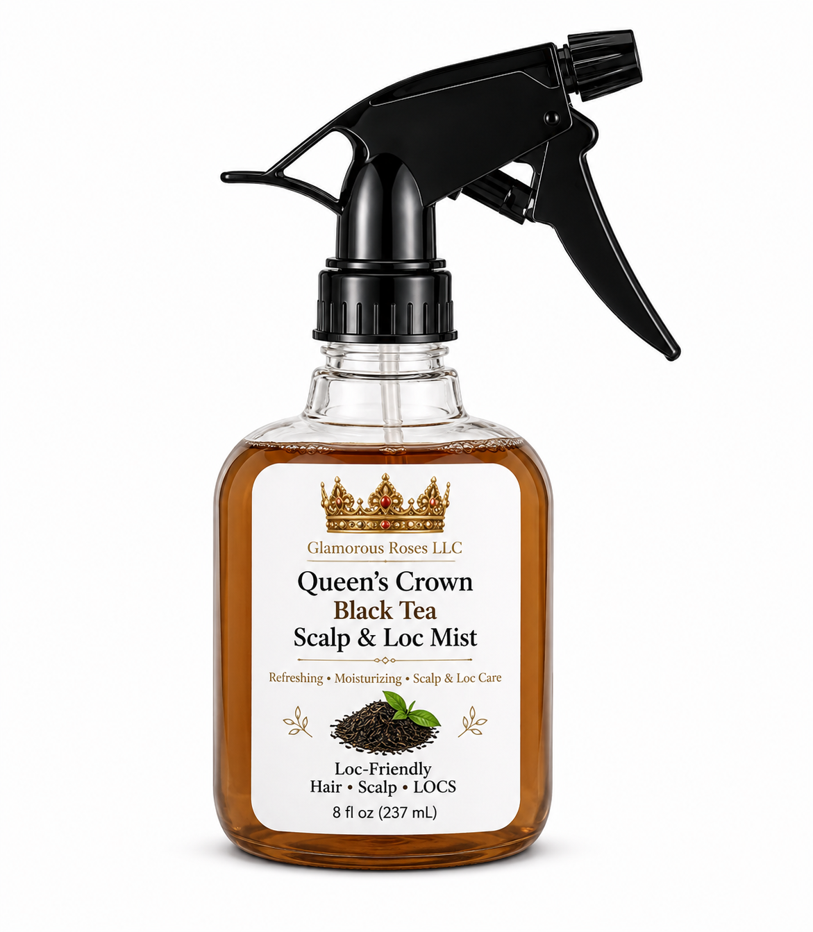 Queen’s Crown Black Tea Scalp & Loc Mist