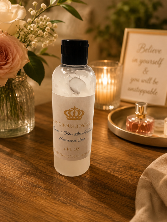 Queen’s Glow Luxe Hands Sanitizer Gel — 4 oz