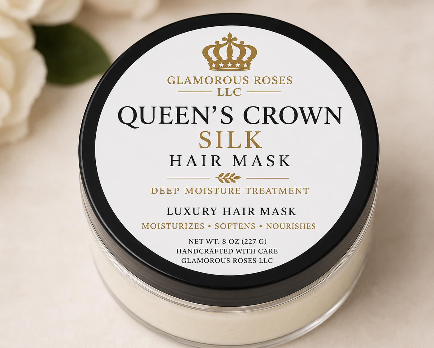 Queen’s Crown Silk Hair Mask Deep Moisture Treatment