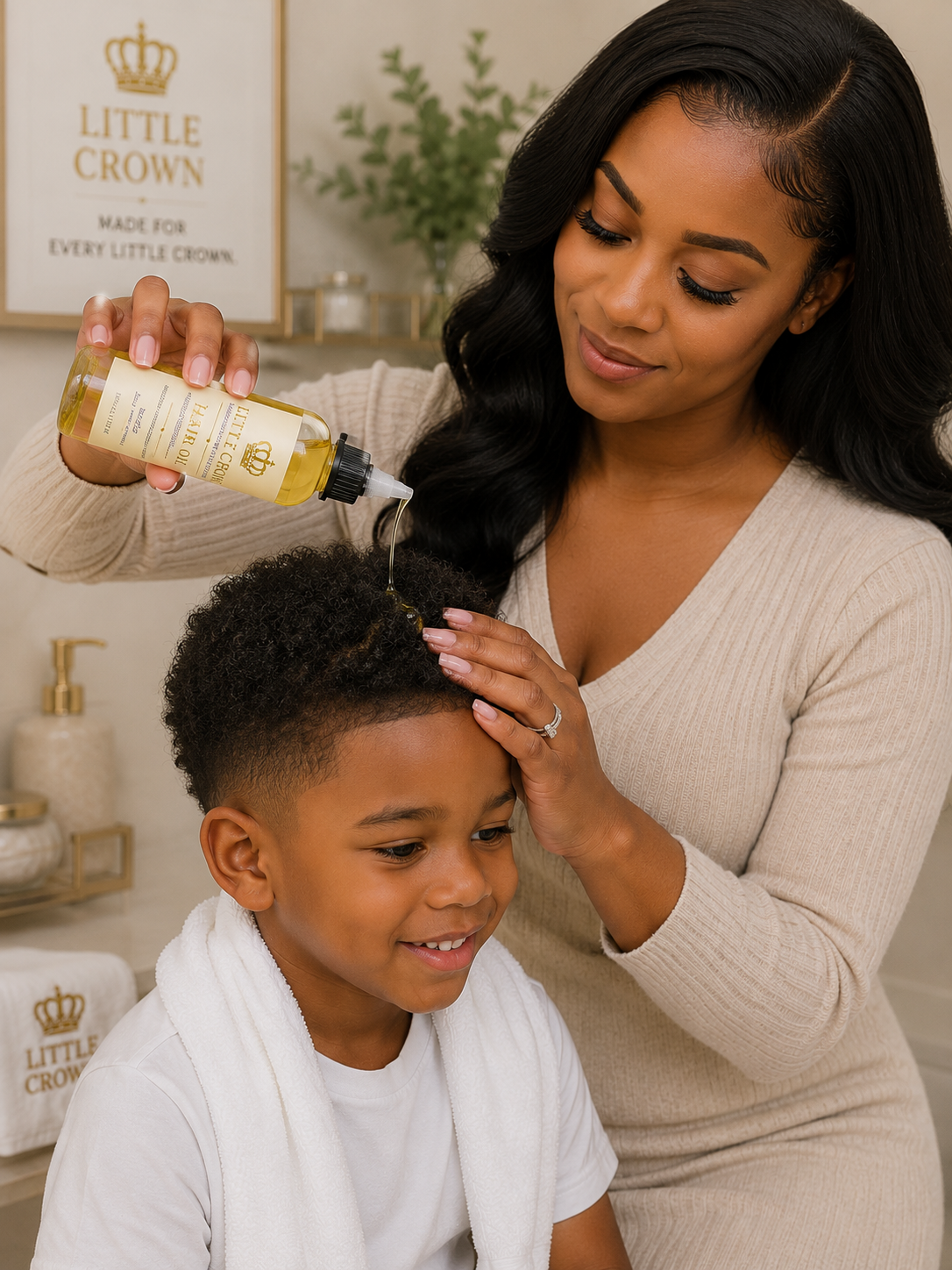 Little Crown Hair Oil| Kids Nourishing Hair Oil (4 oz)