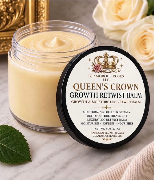 Queen’s Crown Growth Retwist Balm | Growth & Moisture Loc Retwist Balm