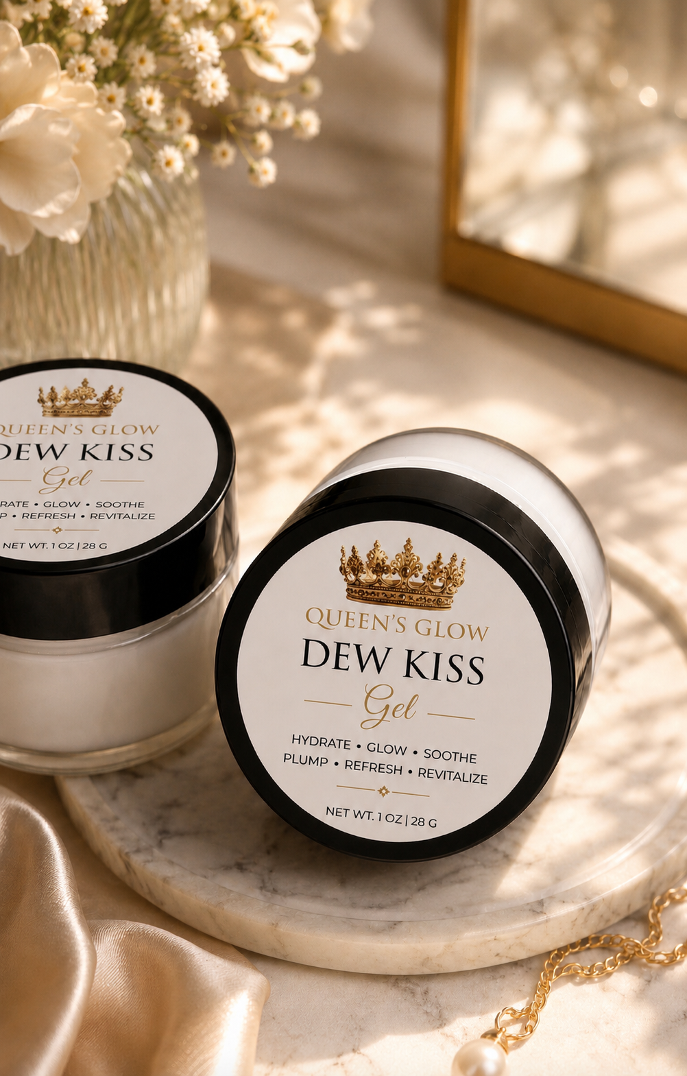 Queen’s Glow Dew Kiss Eye Gel – 1 oz