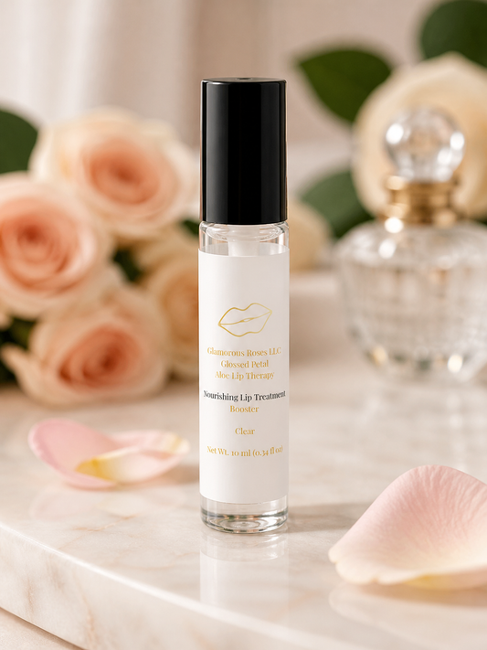 Glossed Petals Aloe Lip Therapy Booster – Hydrating Gloss Treatment (10 ml)