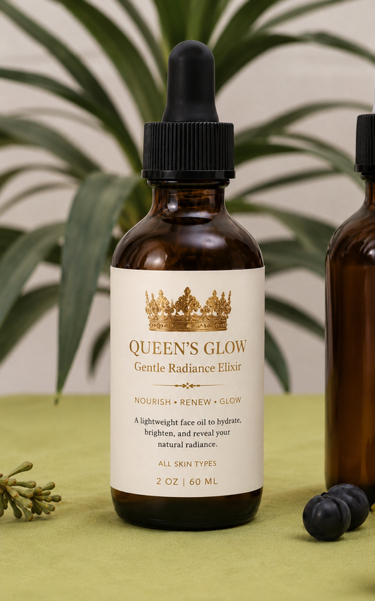 👑2oz Queen’s Glow Gentle Radiance Elixir face oil (sensitive skin)
