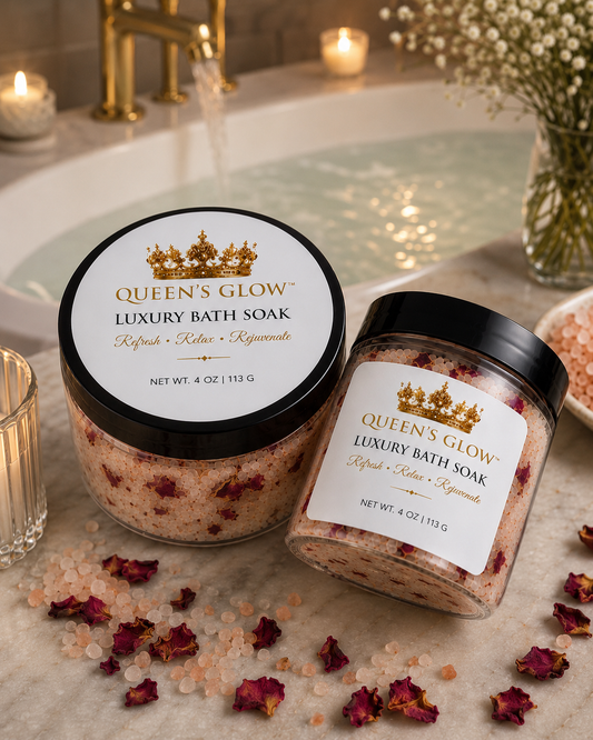 Queen’s Glow Luxury Bath Soak | Mineral Bath Salts