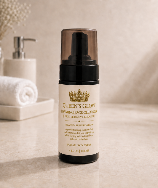Queen’s Glow Foaming Face Cleanser | Gentle Daily Cleanser