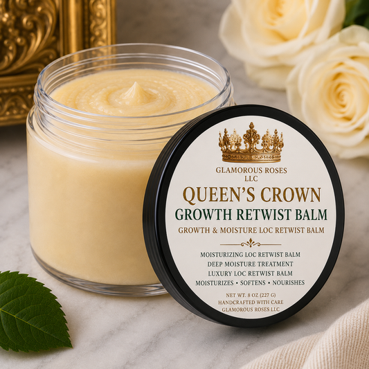 Queen’s Crown Growth Retwist Balm | Growth & Moisture Loc Retwist Balm