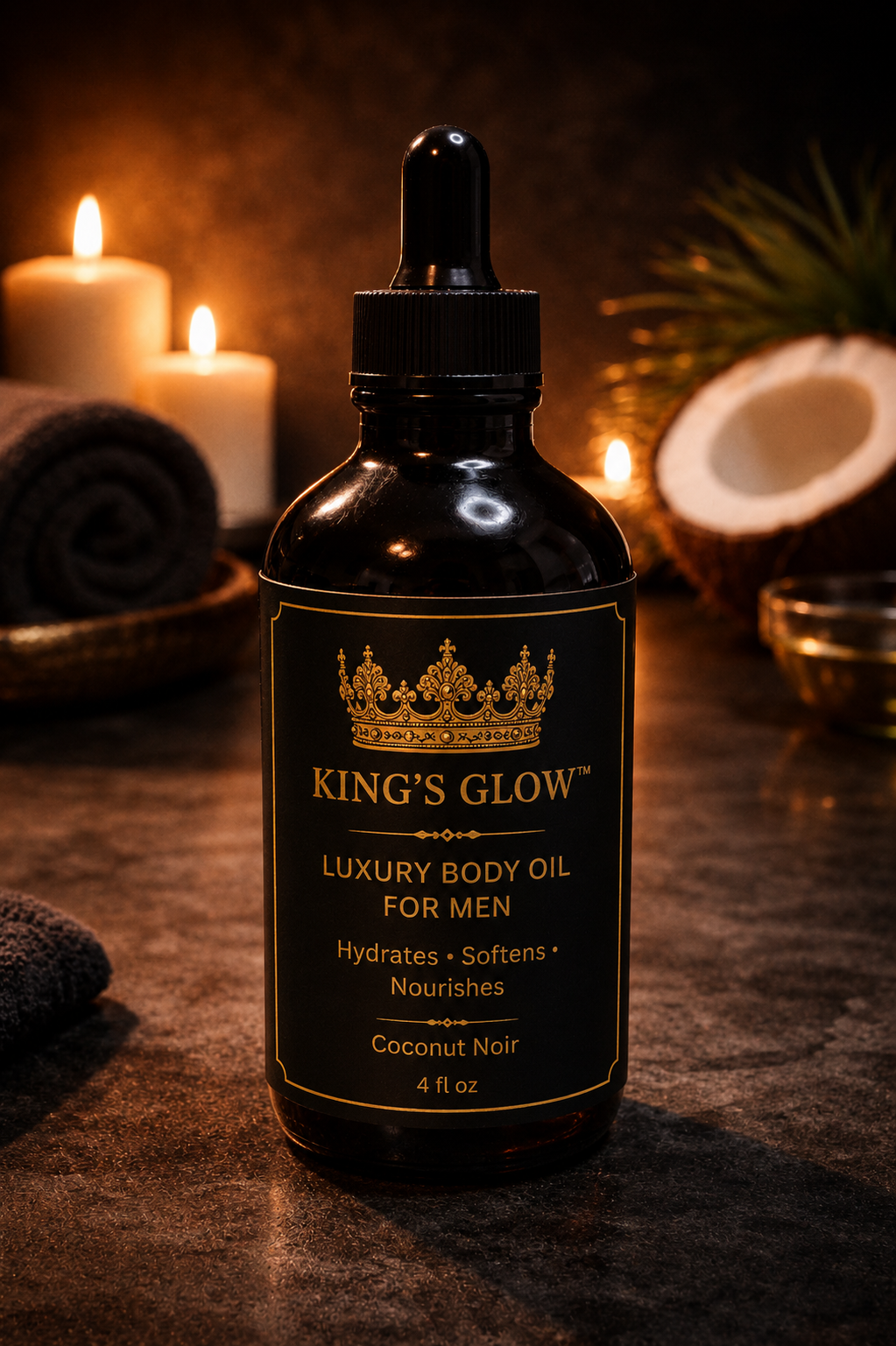 🧴King’s Glow Beard & Body Oil 4 oz