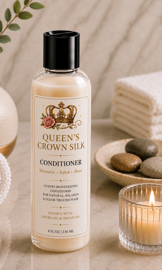 Queen’s Crown Silk Conditioner| Luxury Moisturizing Hair Conditioner