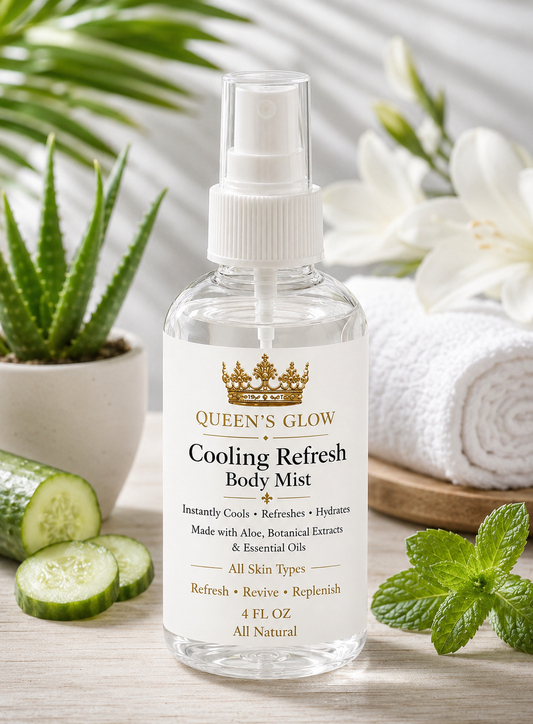 Queen’s Glow Cooling Refresh Body Mist