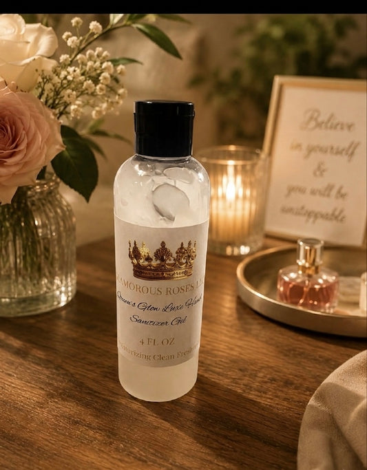 Queen’s Glow Luxe Hands Sanitizer Gel — 4 oz