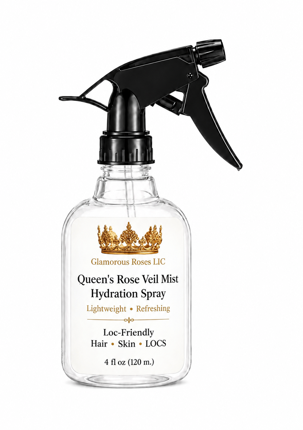 🌹Queen’s Rose Veil Mist– Hydration Mist Rosewater Spray