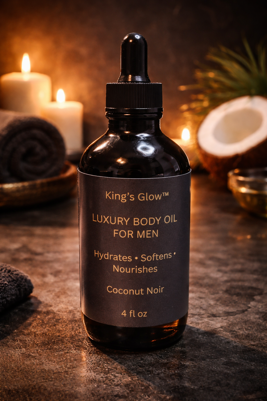 🧴King’s Glow Beard & Body Oil 4 oz