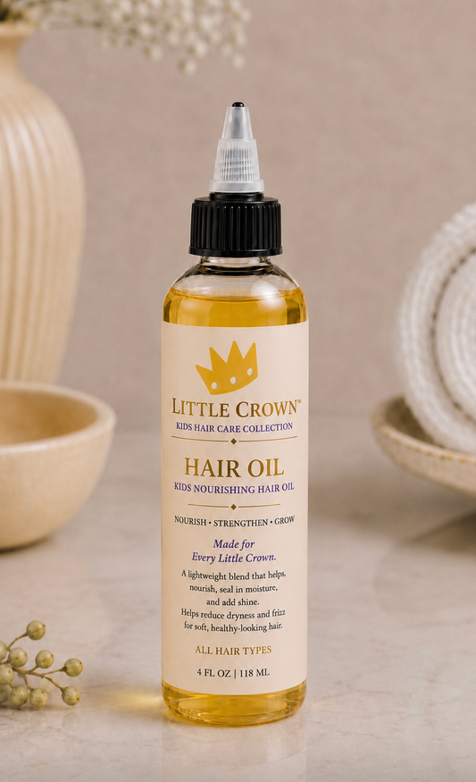 Little Crown Hair Oil| Kids Nourishing Hair Oil (4 oz)