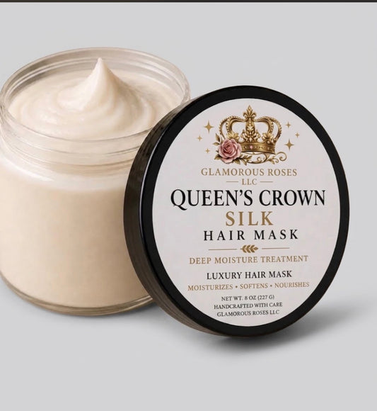 Queen’s Crown Silk Hair Mask Deep Moisture Treatment