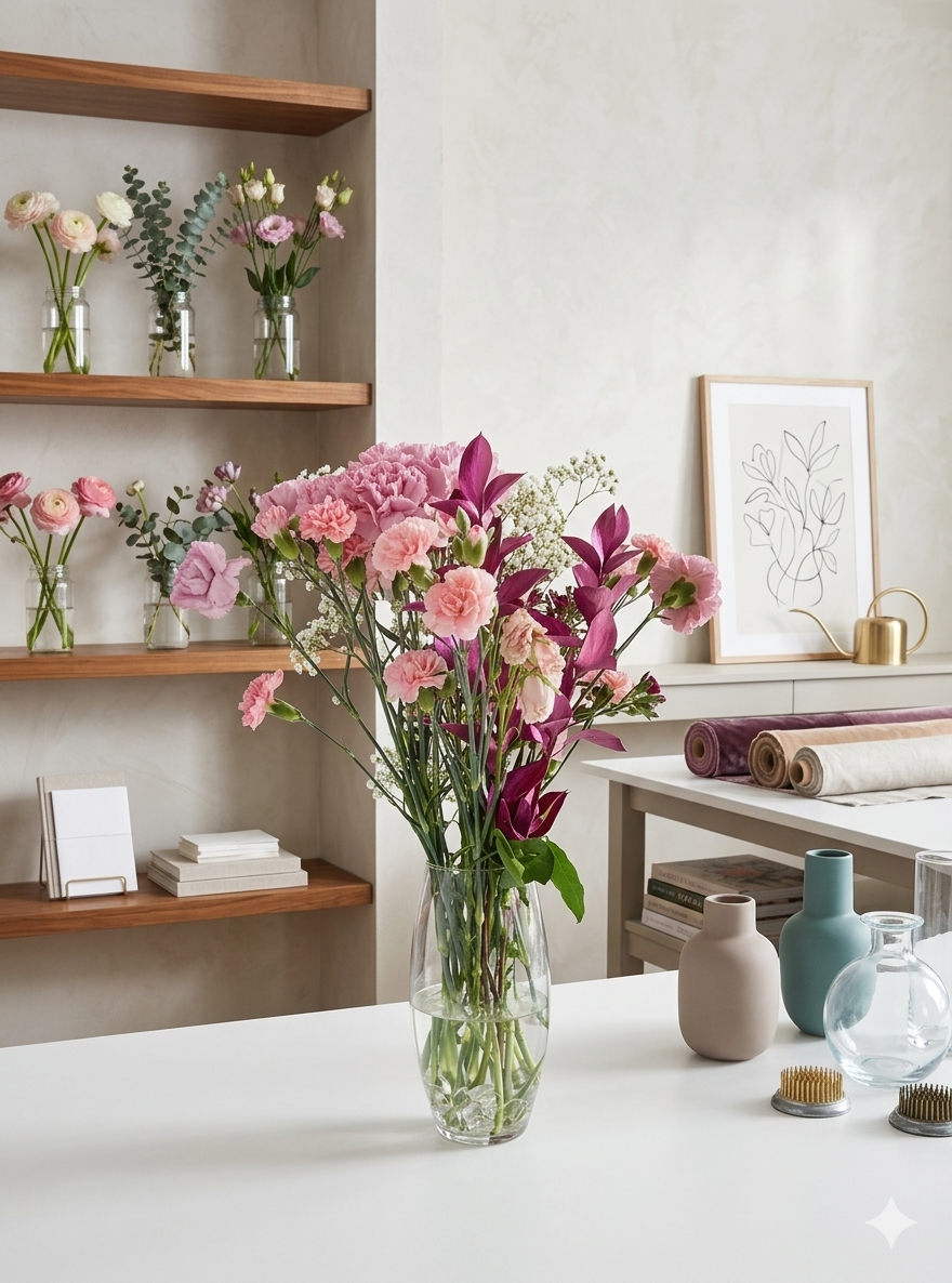 Luxury Floral Vase Arrangement Portfolio(Custom OrderOnly)