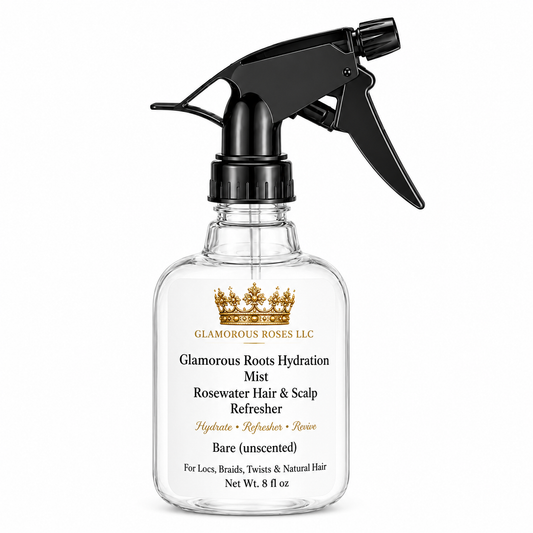 Glamorous Roots Hydration Mist

Rosewater Hair & Scalp Refresher