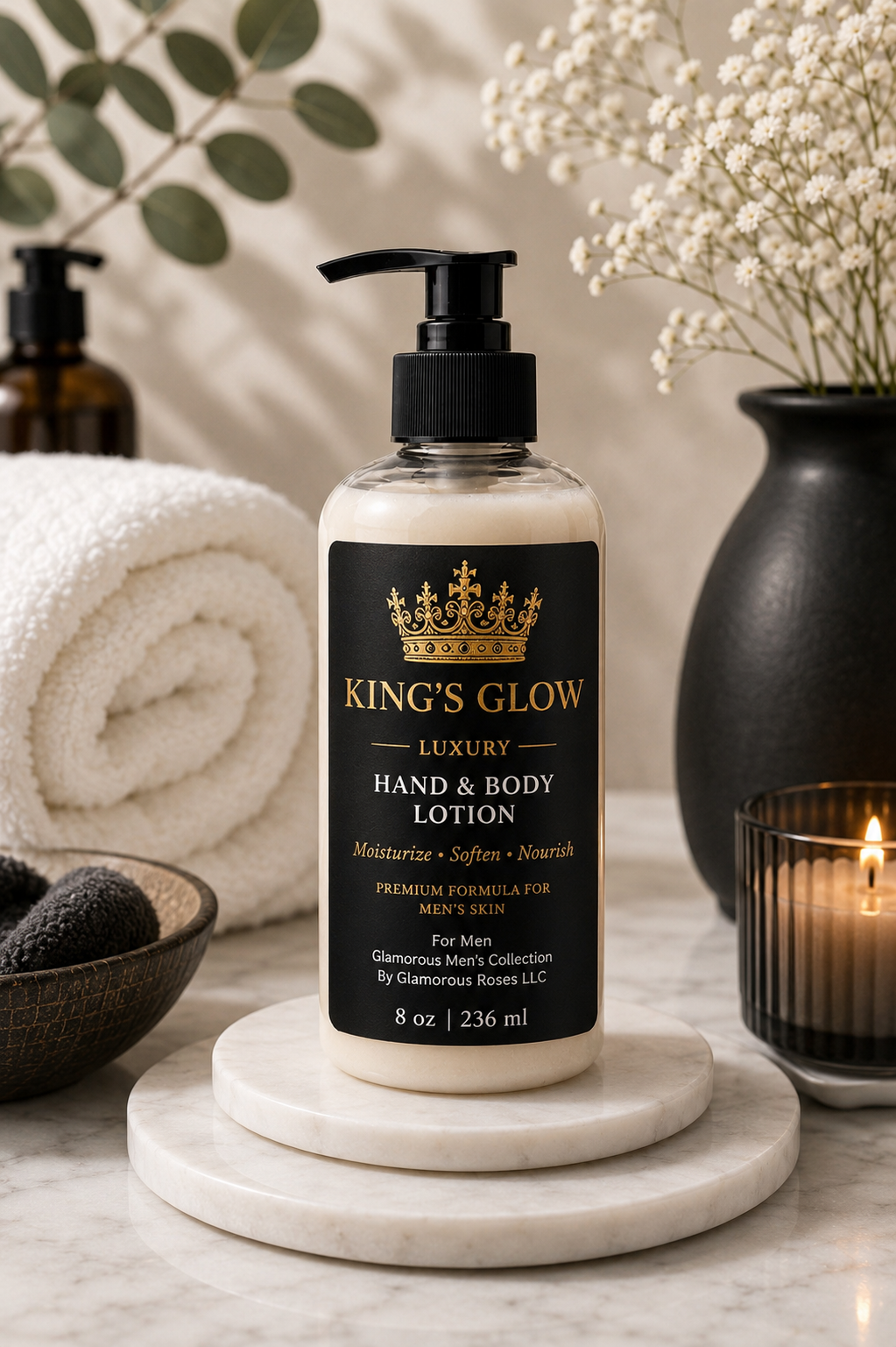 King’s Glow Luxury Hand & Body Lotion