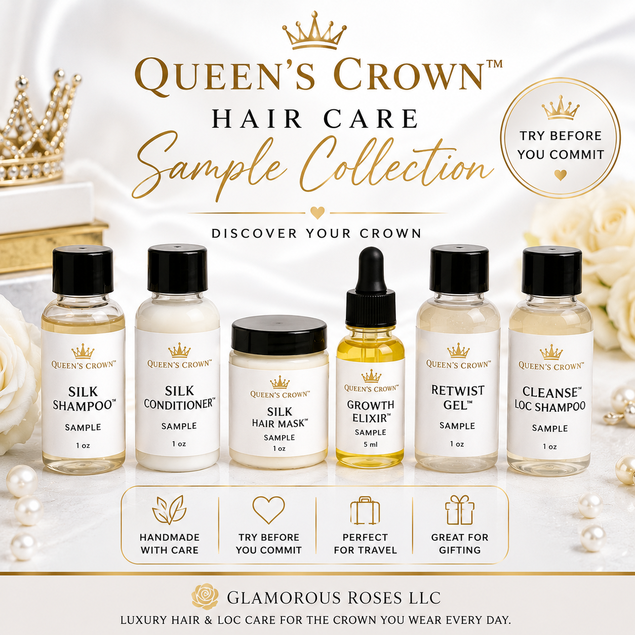 Queen’s Crown Hair Care Samples Discover Your Crown