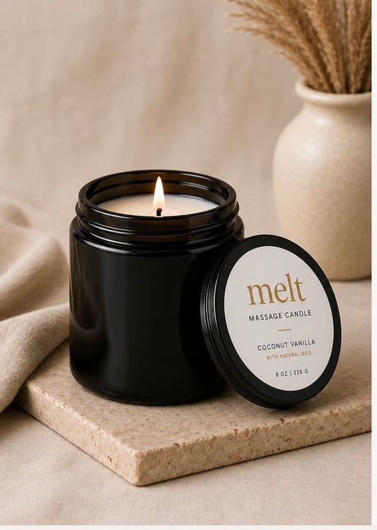 Queen’s Glow Melt™ Massage Candle – 8 oz