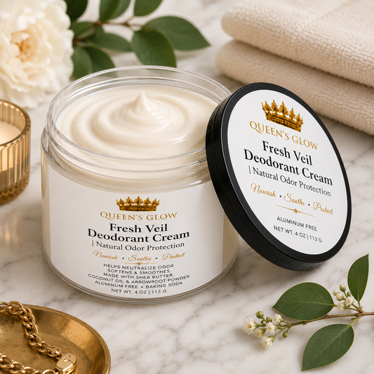 Queen’s Glow Fresh Veil Deodorant Cream | Natural Odor Protection
