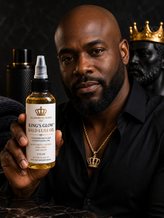 King’s Glow Bald Luxe Oil

Lightweight Scalp Conditioning Oil