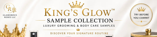 King’s Glow Sample Collection | Luxury Grooming & Body Care Samples