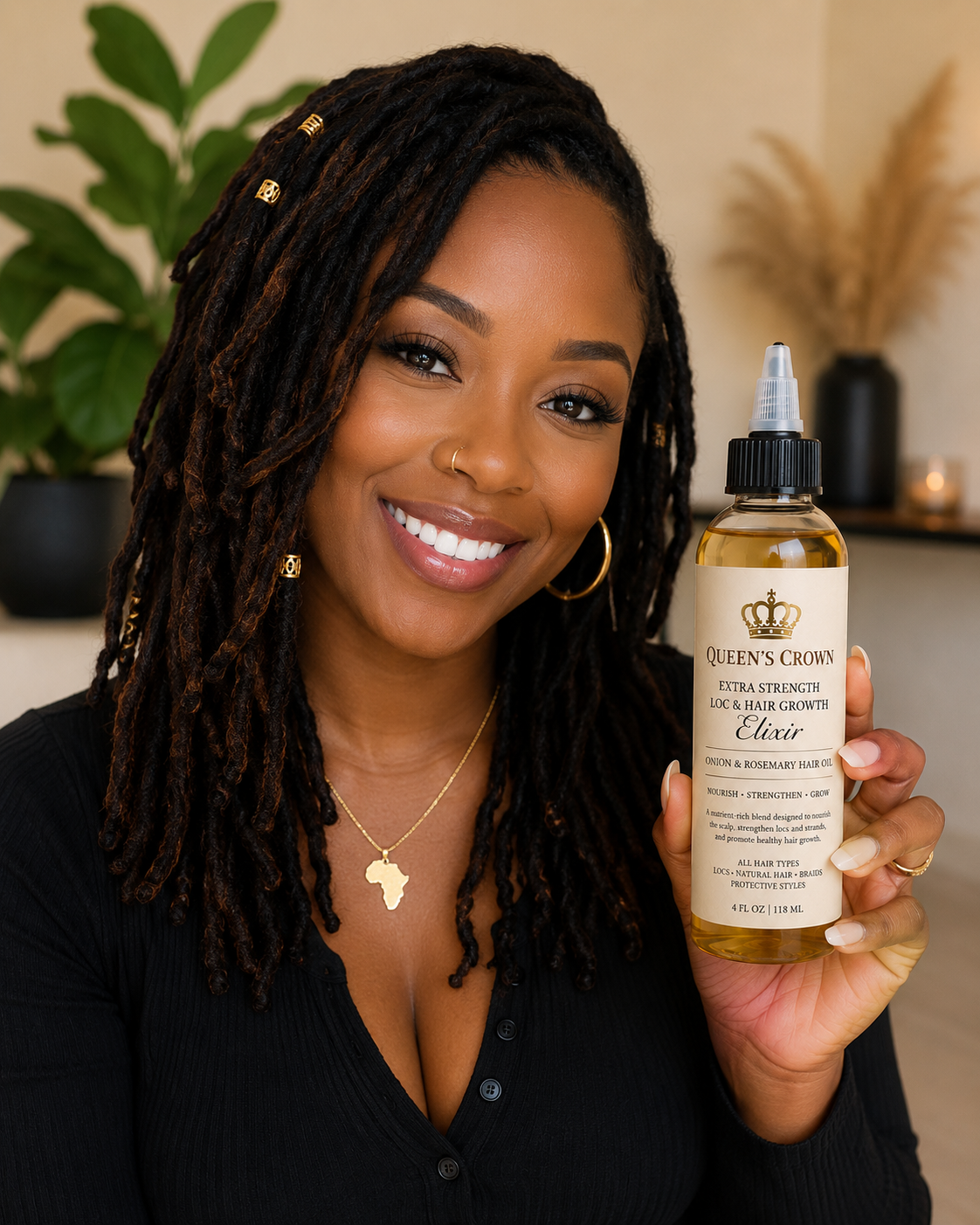 Queen’s Crown Extra Strength Loc & Hair Growth Elixir