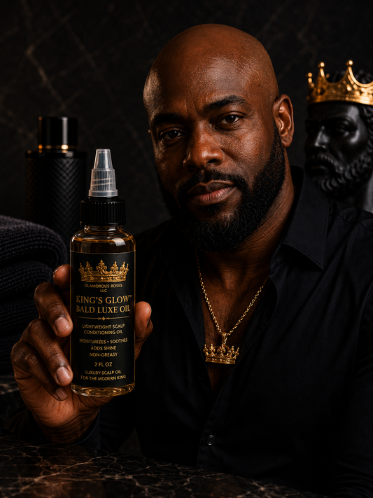 King’s Glow Bald Luxe Oil

Lightweight Scalp Conditioning Oil