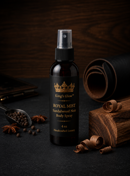 🖤 King’s Glow Royal Mist – 4 oz (Body Spray)