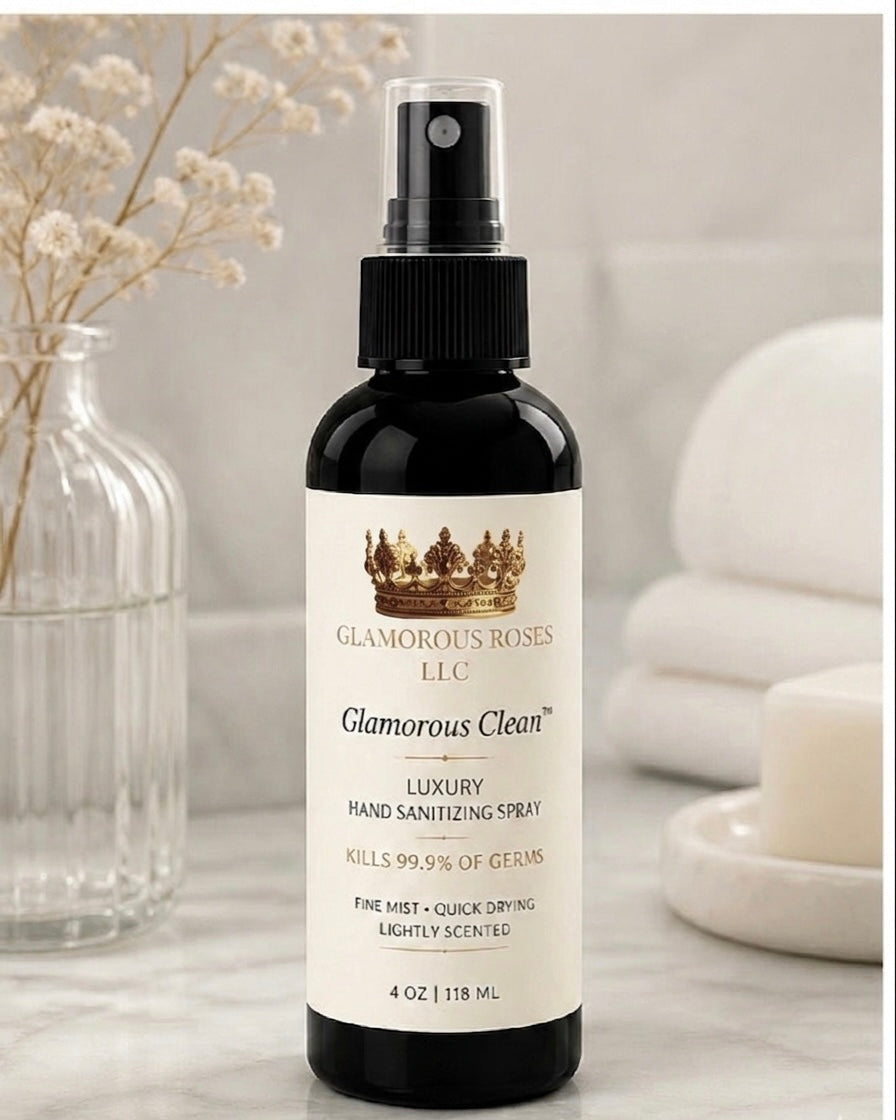 Glamorous Clean Luxe Hand Sanitizing Spray – 4 oz