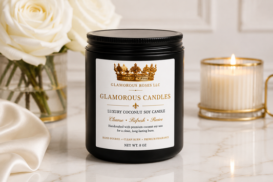 🕯️8 oz Glamorous Candle Coconut Wax
