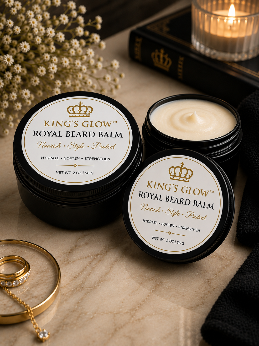 King’s Glow Beard Balm