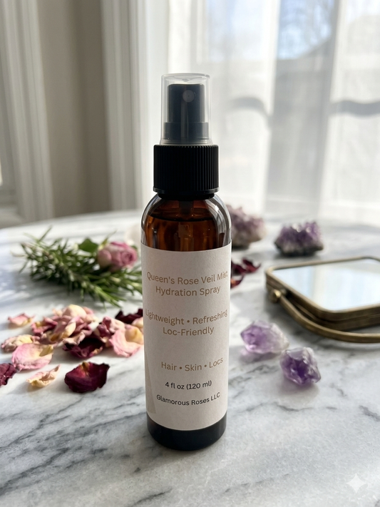 🌹Queen’s Rose Veil Mist– Hydration Mist Rosewater Spray