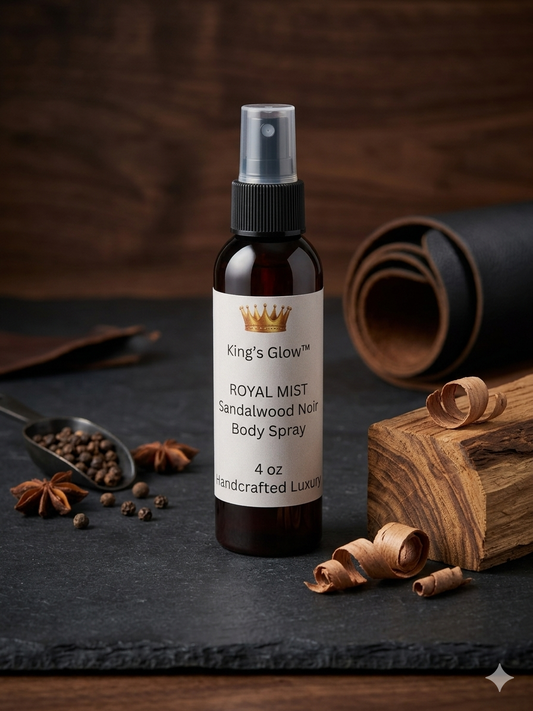 🖤 King’s Glow™ Royal Mist – 4 oz (Body Spray)