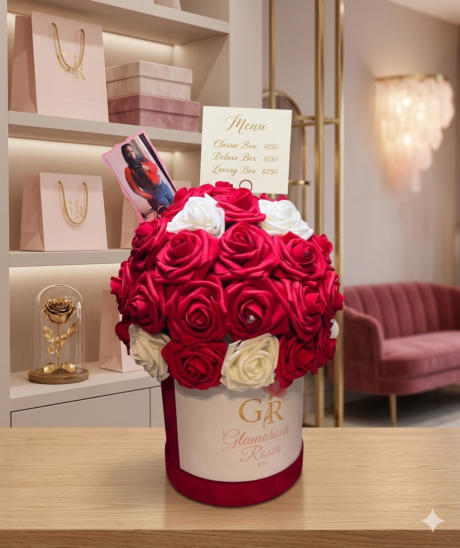 Signature Glam Floral Boxes Portfolio (Custom Order Only)